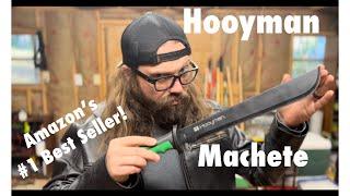 Amazon’s BEST SELLER Machete! Hooyman Bush Machete. Unboxing, Review, & First Impressions. Quality?