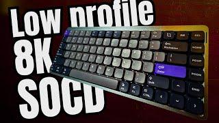 True Overkill Low profile Nuphy Air75HE 8k Magnetic Hall Effect Mechanical Keyboard Review