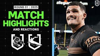 2025 NRL Match Highlights and Press Conferences | Penrith Panthers v Cronulla Sharks | Round 1