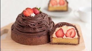 いちごと生チョコのタルトの作り方 Strawberry & Chocolate Tart｜HidaMari Cooking