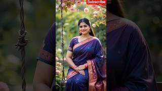 AI Saree Queen Slays the Swing  Royal Elegance in Motion | Dubai Beauty #shorts #aisaree #ai
