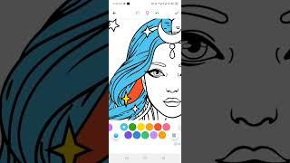 InColor app. (coloring in your phone) #capcut#incolor