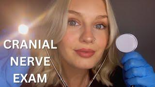 ASMR Cranial Nerve Exam Soft Spoken ‍️  ASMR By Becky