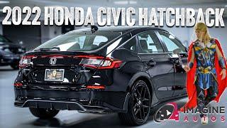 Did the 2022 Honda Civic Hatchback Sport catch the attention of a Super Hero?