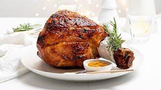 Peach & Ginger Glazed Ham Recipe
