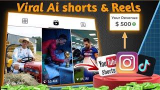 How to Create Trending Ronaldo and Messi Ai Reels & shorts with Free Ai Tools |$500/Day Formula!