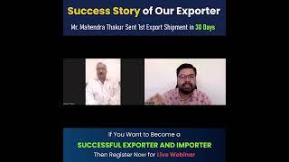 Successful Exporter | Export Order in 30 Days