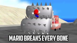 ⭐ Super Mario 64 - Mario breaks EVERY BONE IN HIS BODY