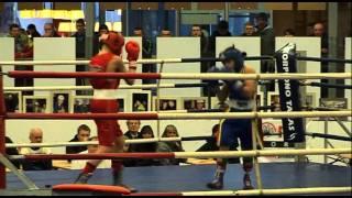 N. Bagočius vs E. Strelčiūnas (46 kg). 13 th V. Karpačiauskas international boxing tournament