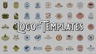 How To Edit Heritage Type Logo Templates In Illustrator