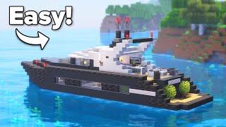 Minecraft: 10.000.000$ Luxury Yacht | Tutorial