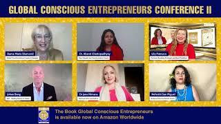 Panel from the Global Conscious Entrepreneurs Conference 2023.