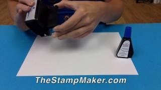 How to Re-Ink or Refill a Trodat Self-Inking Stamp