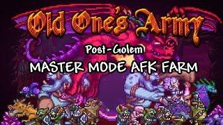 Terraria 1.4 AFK Master Mode Old Ones Army Farm[POST GOLEM]