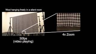 Visual Vibrometry: Estimating Material Properties from Small Motions in Video