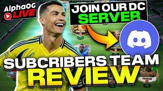 VERTICAL |FC LIVE :- RATING MY SUB'S TEAM| GIVING SUGGESTIONS #fcmobile #shortsfeed #live
