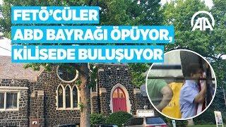 FETÖ'cüler ABD bayrağı öpüyor, kilisede buluşuyor