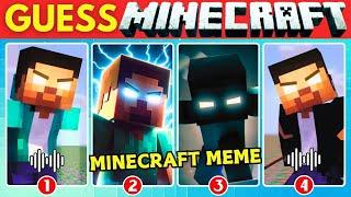 Guess Minecraft Animated Songs & Memes ~ Ultimate Minecraft Movie Quiz | Herobrine,Creeper,APT, FNAF