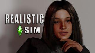 Making a REALISTIC sim in the Sims 4 + CC-List