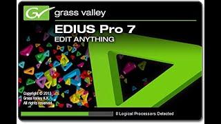 Installing Edius 7