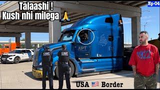 Border Police SEARCHING my Truck | America to Canada Wide Load Trucking