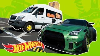 Building a LIFE SIZE Hot Wheels car! | Fast Track | @HotWheels