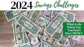 2024 SAVINGS CHALLENGES IDEAS + WHAT TO DO WHEN YOU DON'T HAVE MONEY | ROCHELLE ADAMSON BUDGETS