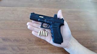 Mini Glock 17 Toy Gun with Bullets Unboxing 2023 - All Metal Tactical Pistol