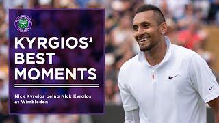 Nick Kyrgios is a born entertainer   | His funniest moments and greatest shots at Wimbledon