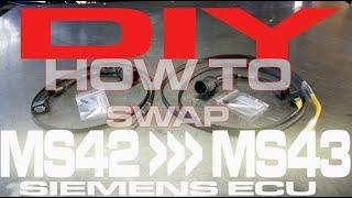 DIY SIEMENS MS42 TO MS43 EASY CONVERSION SWAP BY RACEMODE