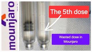 Why is fluid LEFT after LAST dose in the Mounjaro Kwikpen device? Is this the 5th dose of mounjaro?