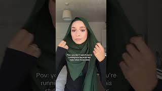 Add pins and you're good to go  #hijabistyle #hijabtutorial #maryammalik #hijabi #hijabstyle