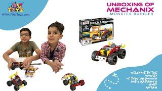 Unboxing and Making of Mechanix Monster Buggies (STEM Toys) - FirstToyz.com