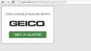 Banner animation for Geico