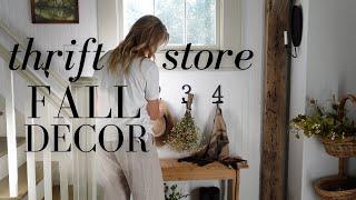 Thrift Store Fall Decor | What to Look For and How to Style It!