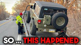 We broke down in our 2025 Jeep Wrangler