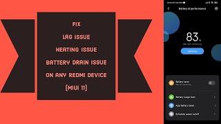 Fix (MIUI 11) Heating Issue || Lag Issue || Battery Drain Issue on any Redmi Device