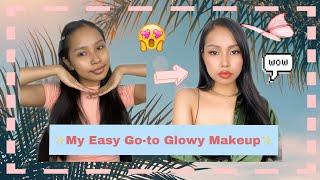 My Easy Go-to Glowy Makeup Glam