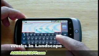 Swype Keyboard for Android Demo