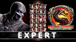 Noob Saibot Kills Everyone with Expert Ladder | No Matches\Rounds Lost | Mortal Kombat 9