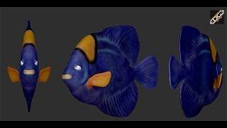 FREE Fish Rig for Autodesk Maya Download Demo by Shaun Keenan / Edge3Dcgi