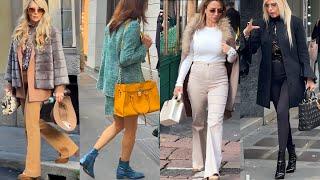 MILAN'S TRENDING STREET STYLE | THE ELEGANCE OF FALL ITALY OUTFITS || FASHION WALK IDEAS IN MILAN