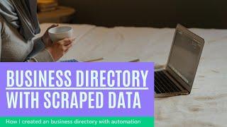 Business Directory Site With scraped data