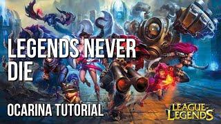 How to play Legends Never Die (League of Legends) by Against The Current on Ocarina (Tutorial)