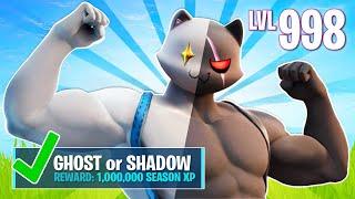 New GHOST & SHADOW MEOWSCLES Challenges! (Fortnite Battle Royale)