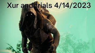 Xur location and trials info 4/14/23