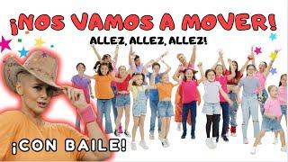‍🪩 NOS VAMOS A MOVER‍🪩  CON TODO NUESTRO CUERPO-ALLEZ, ALLEZ, ALLEZ!!COREOKIDS #musicainfantil