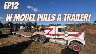 73 Kenworth W900A Pulls A Trailer For The First Time In 20 Years!