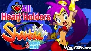 Shantae Half-Genie Hero: ALL HEART HOLDER LOCATIONS |100% Shantae Guide (PS4)