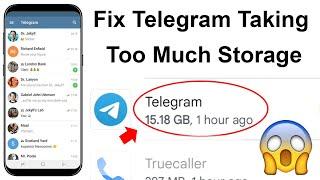 How to fix Telegram taking too much space on Phone?